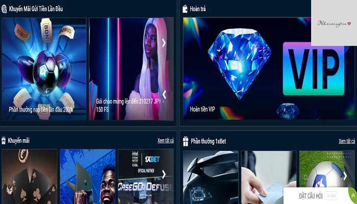 Link vào 1xbet mới nhất