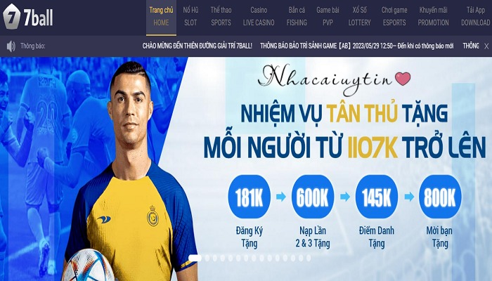 Link vào 7Ball mới nhất