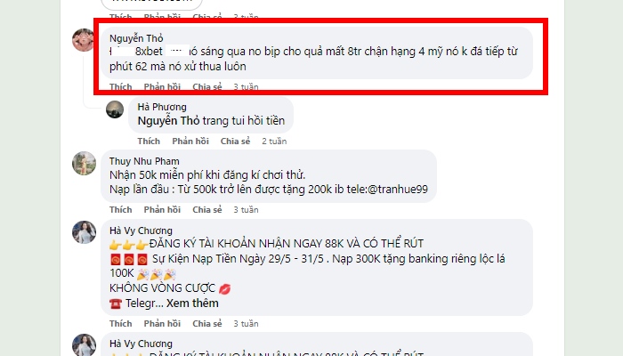 lừa đảo 8xbet
