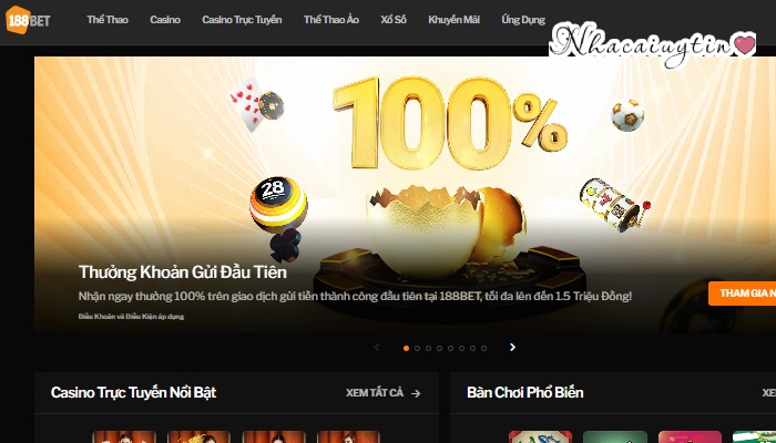 188bet tặng 88k