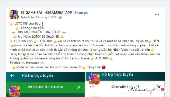 bóc phốt loto188
