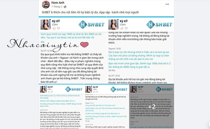 shbet lừa đảo người chơi